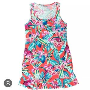 Tommy Bahama Floral Tropical Swim, Golf, Tennis, Pickleball, Dress Sz Large